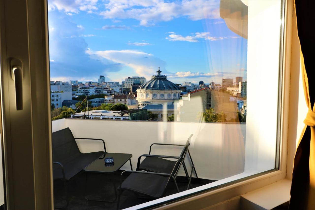 Athenee Palace Apartment - Panoramic View Terrace & Balcony - Free Minibar 布加勒斯特 外观 照片