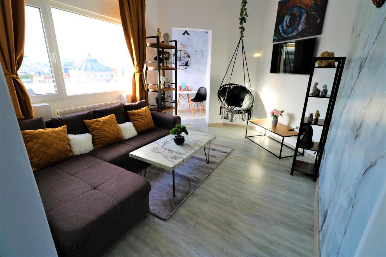 Athenee Palace Apartment - Panoramic View Terrace & Balcony - Free Minibar 布加勒斯特 外观 照片